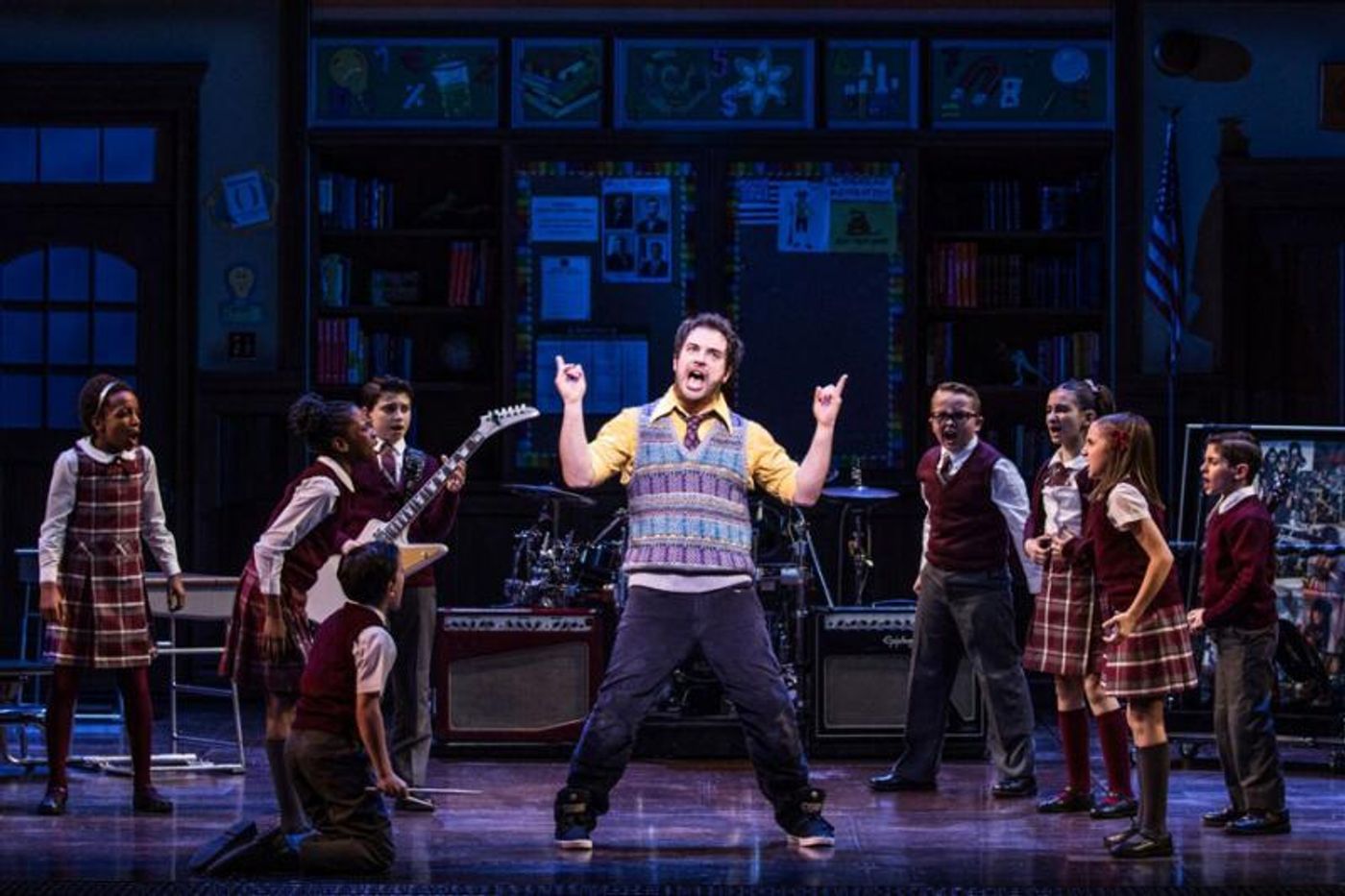 Interview: Justin Collette Talks Rocking Out Nightly Leading the Cast of SCHOOL OF ROCK  Image