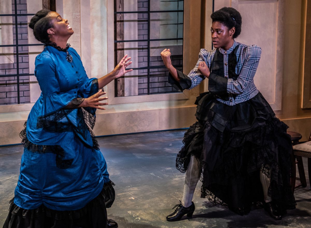 Ernaisja Curry, Kearston Hawkins-Johnson at 