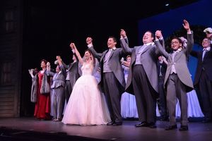 Paige Faure, Ann Harada, Jeff Kready, Hayley Podschun, Nicholas Rodriguez, Jordan Gel Photo