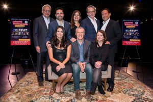 Lewis Black, Mario Cantone, Cecily Strong, Dayle Reyfel, Tate Donovan, Matthew Broder Photo