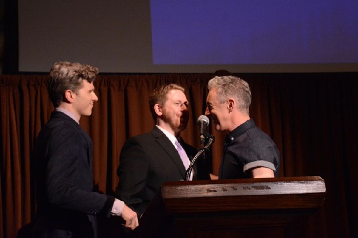 Will Reynolds, Eric Price and Alan Cumming at 