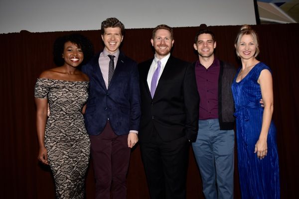 Aisha Jackson, Will Reynolds, Eric Price, Jeremy Jordan and Sara Jean Ford Photo