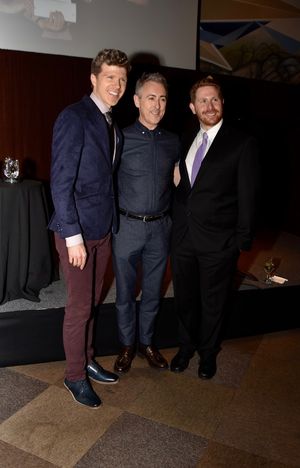Honorees Will Reynolds and Eric Price with Alan Cumming @ BroadwayWorld Honorees Will Reynolds and Eric Price with Alan Cumming Photo