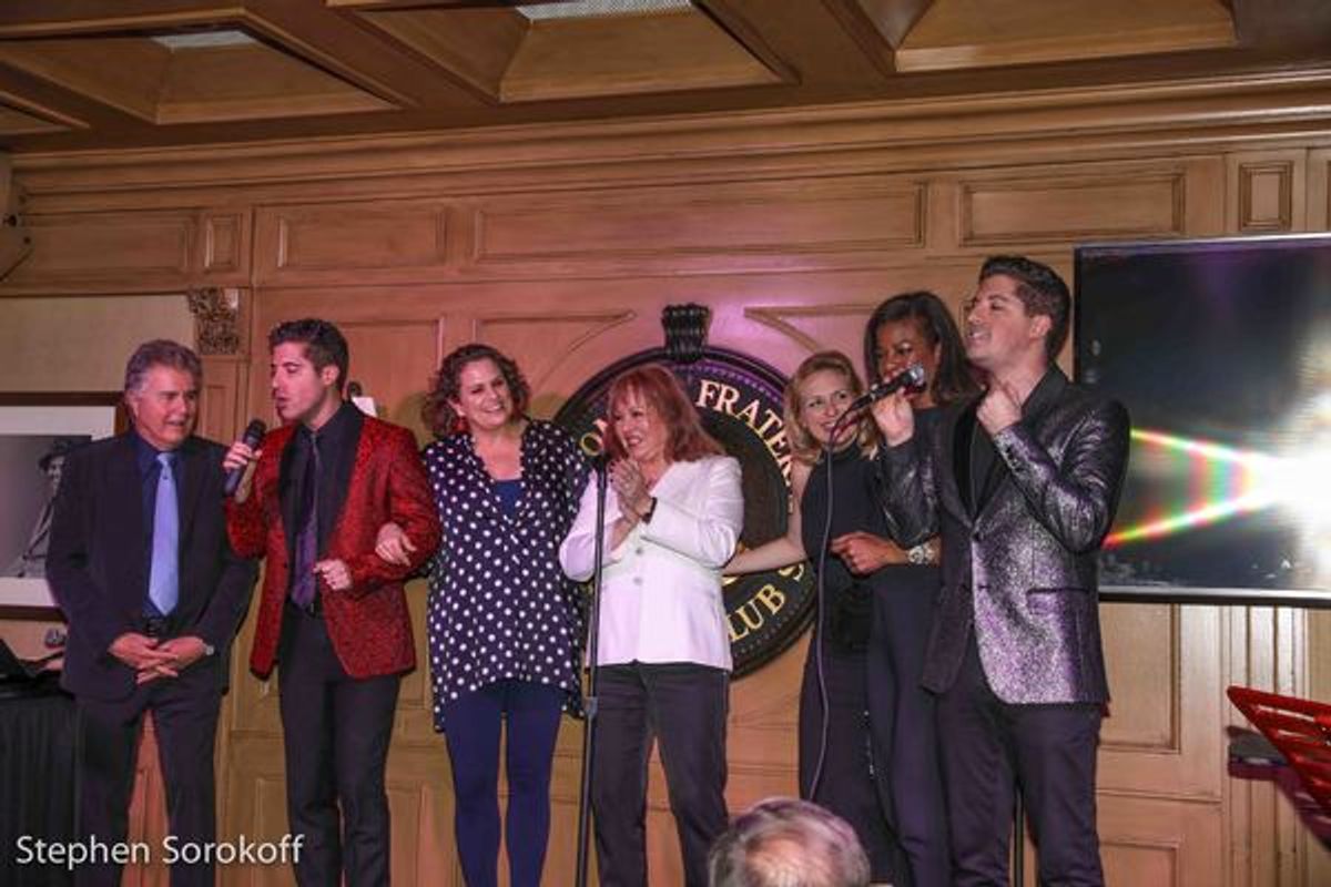 Steve Tyrell, Anthony Nunziata, Cady Huffman, Karen Kate Blackwell, Haley Swindal, Nicole Henry, Anthony Nunziata at 