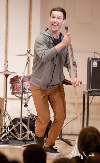 Cary Tedder cleans up with A Little Imagination from The Odd Potato musical by The Bl Photo