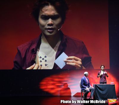 Journalist Richard Ridge with Shin Lim, "The Manipulator" Photo