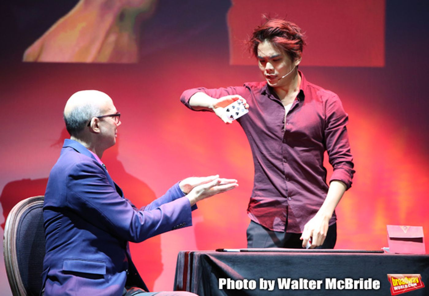 Photo Coverage: The Stars of THE ILLUSIONISTS - MAGIC OF THE HOLIDAYS Meet The Press!  Image