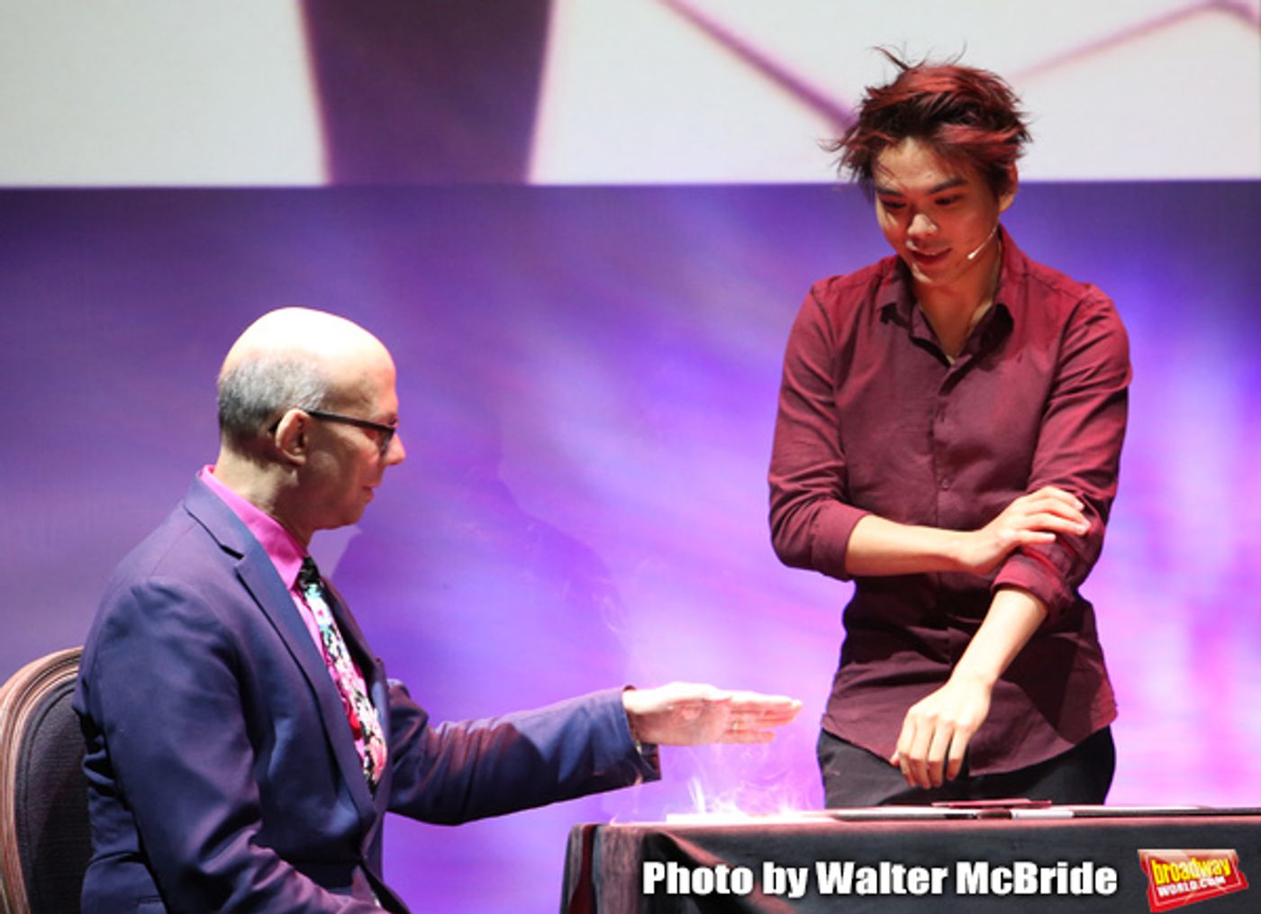 Photo Coverage: The Stars of THE ILLUSIONISTS - MAGIC OF THE HOLIDAYS Meet The Press!  Image