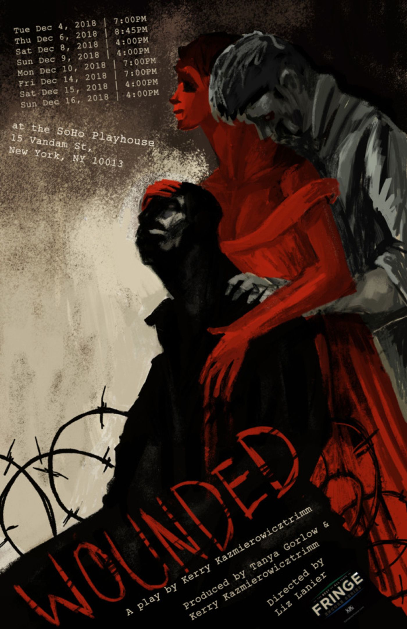 Photo Flash: The Soho Playhouse Presents The New York Premiere Of Kerry Kazmierowicztrimm's WOUNDED Photo Flash: The Soho Playhouse Presents The New York Premiere Of Kerry Kazmierowicztrimm's WOUNDED Image