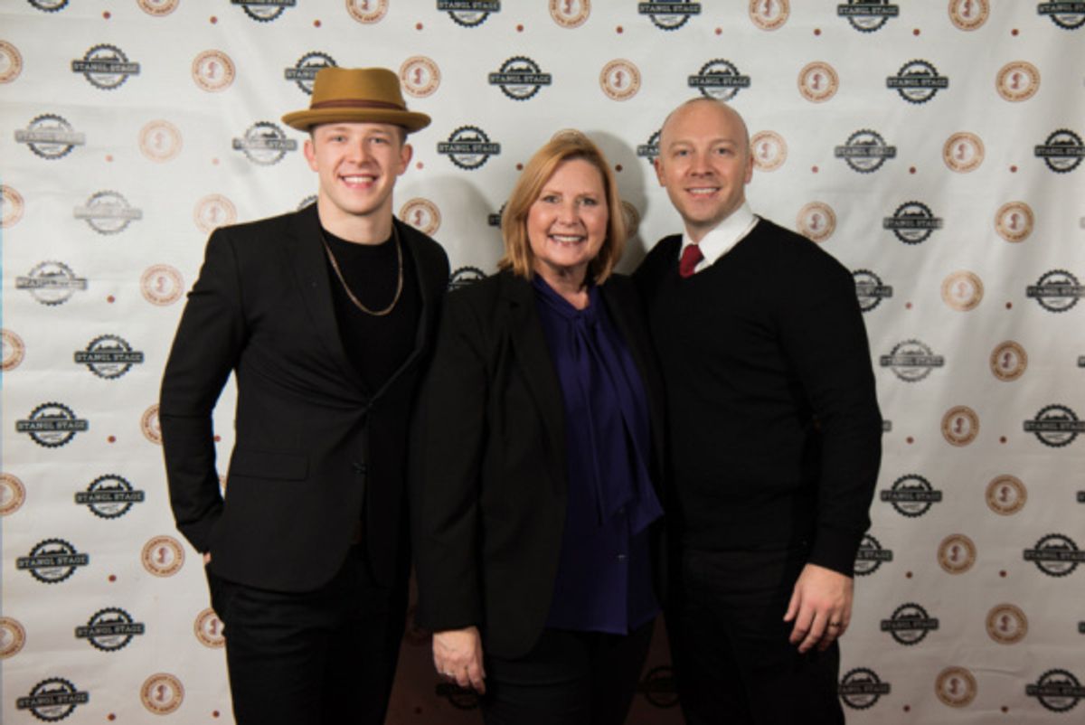 Kevin Csolak, Leesa Csolak, Stephen Csolak at 