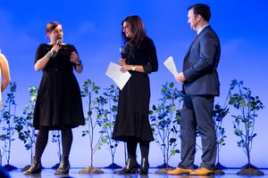 Catherine Eagleton, Stacey Mindich, Ryan Lintelman Photo