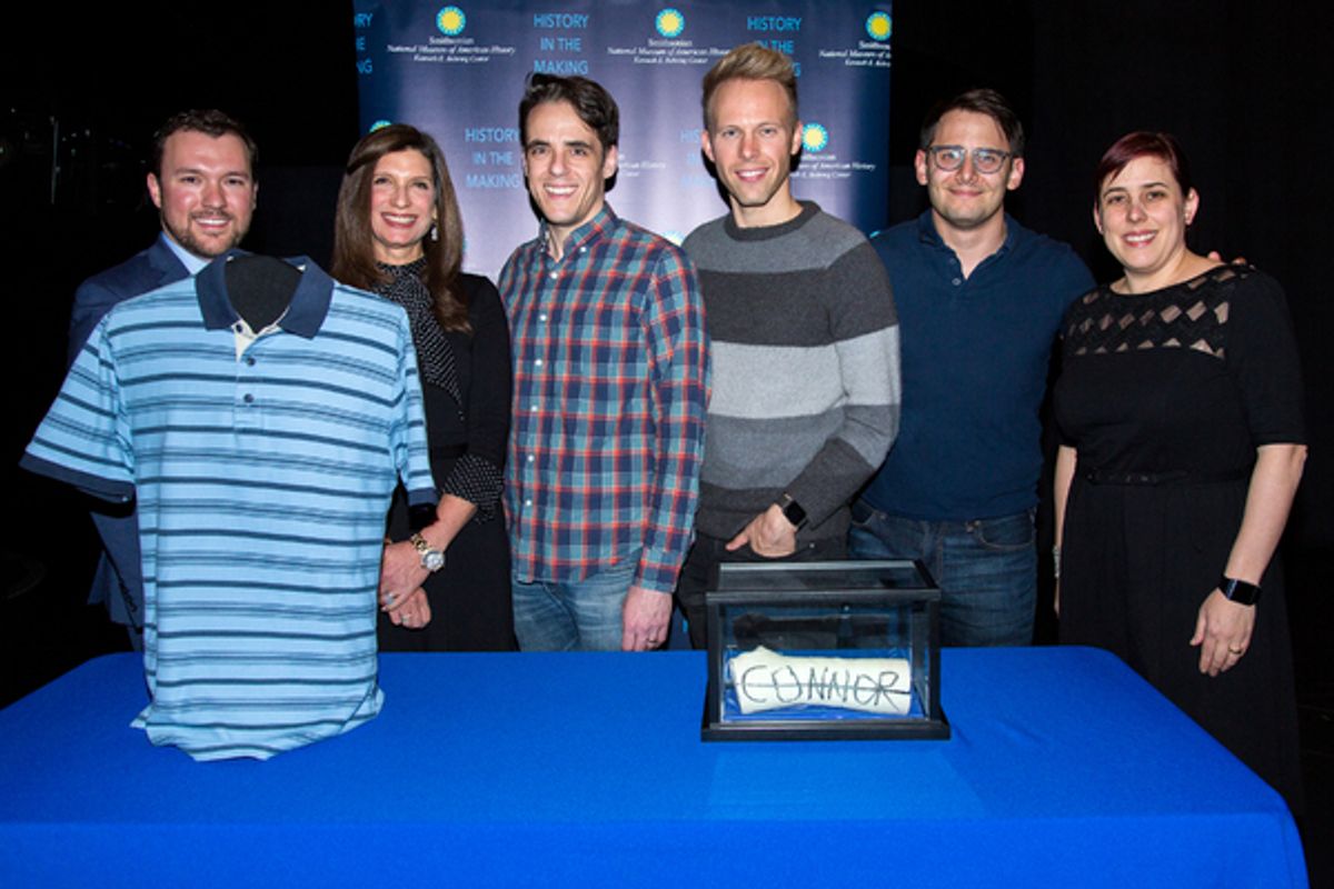 Eric Lintelman, Stacey Mindich, Steven Levenson, Justin Paul, Benj Pasek, Catherine Eagleton at 