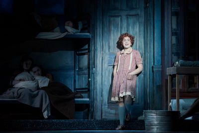 Faith Young alternates the title role in Annie  Photo