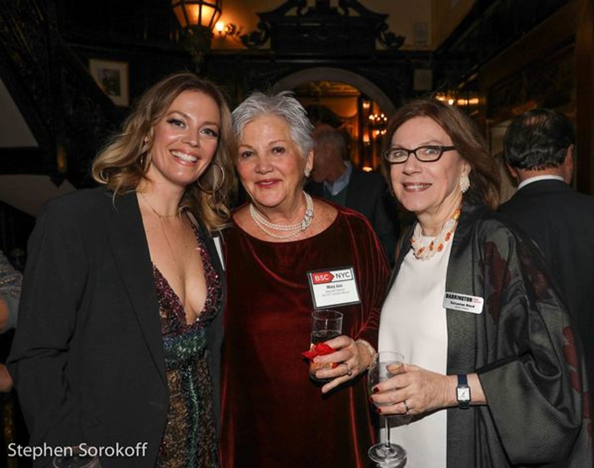 Elizabeth Stanley, Mary Ann Quinson, Julianne Boyd at 