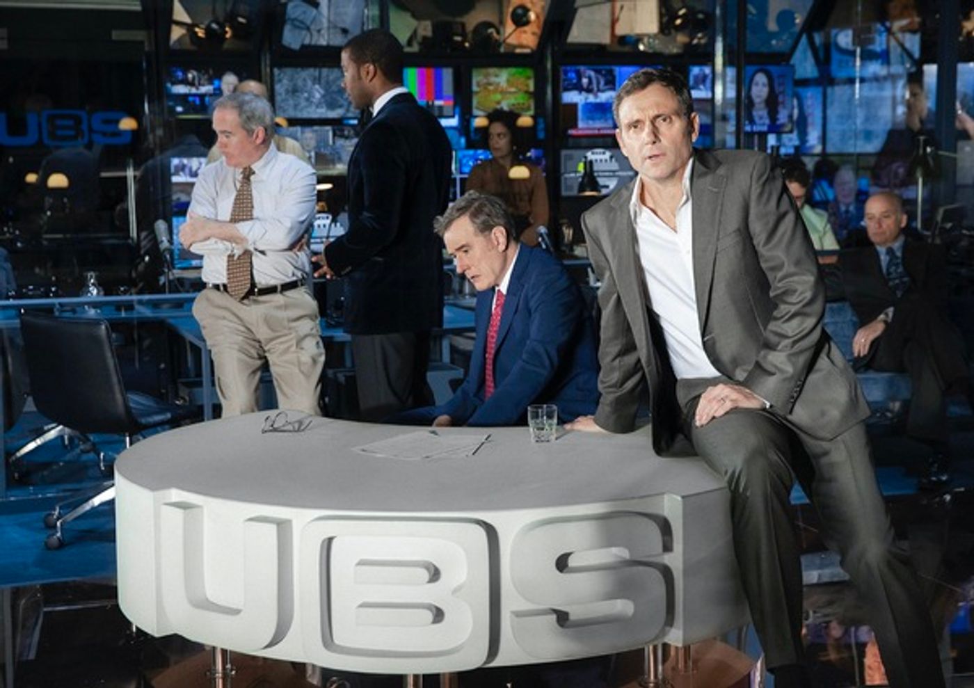 Photo Flash: First Look at Bryan Cranston, Tony Goldwyn, Tatiana Maslany & More in NETWORK!  Image