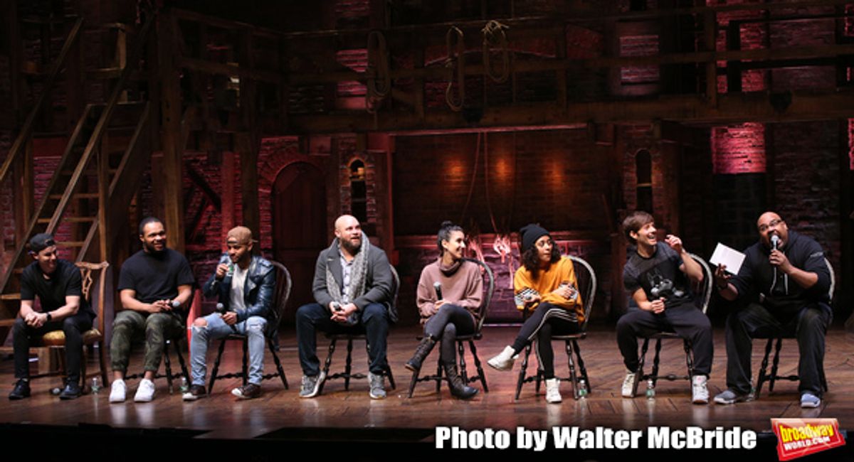 Robert Walters, Sean Green Jr., Terrance Spencer, Gregory Treco, Gabriella Sorrentino, Sasha Hollinger, Thayne Jasperson and James Monroe Iglehart at 