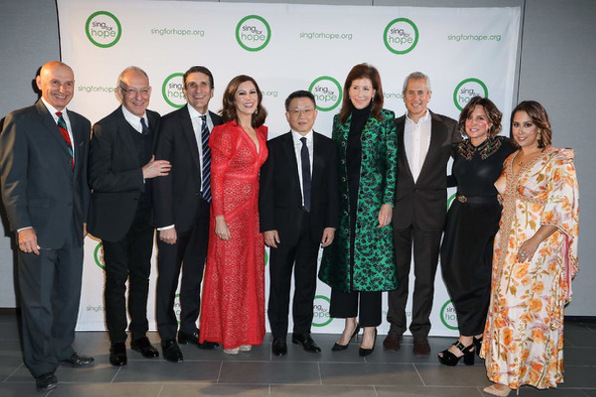 James Connors, Clarke Wolff, Tom Costanzo, Camille Zamora, Wei Bo, Linda Johnson, Danny Mayer, Margie Loeb and Monica Yunus  at 