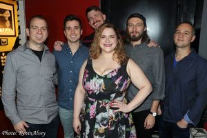 Michael Aarons, Matt Doyle,
Will Van Dyke, Bonnie Millegan, Mason Ingram, Mark Verdino @ BroadwayWorld Michael Aarons, Matt Doyle,
Will Van Dyke, Bonnie Millegan, Mason Ingram, Mark Verdi Photo