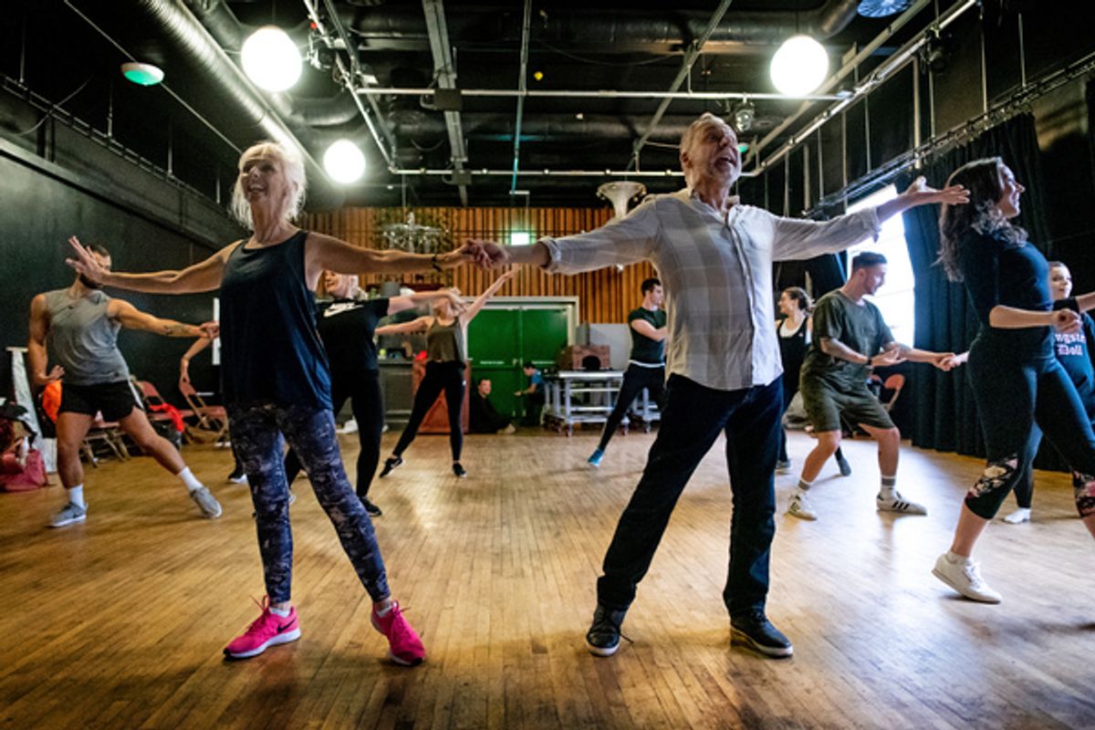 Debbie McGee, Ian Adams at 