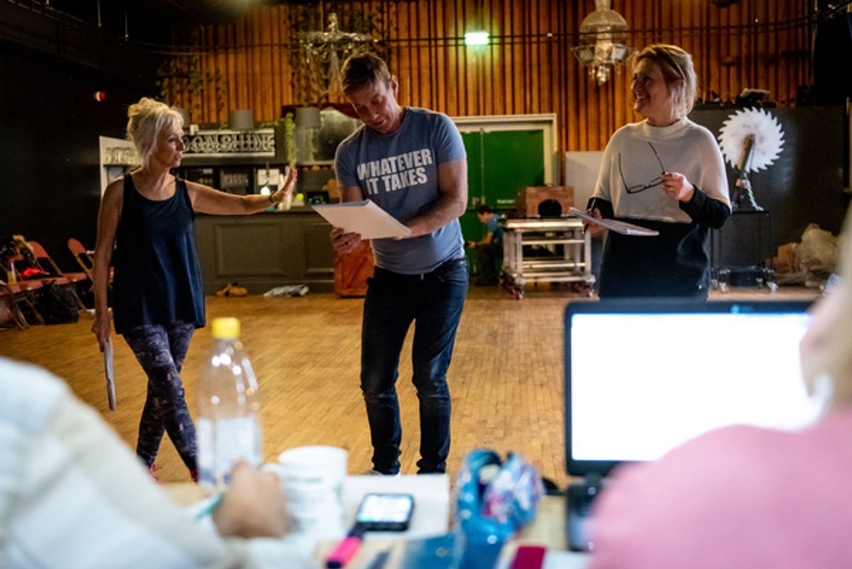 Debbie McGee, Richard Cadell and Gill Jordan at 