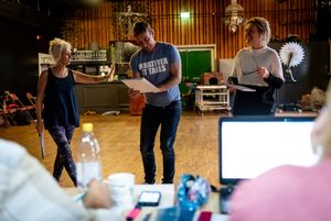 Debbie McGee, Richard Cadell and Gill Jordan Photo
