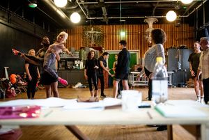 Stylianos Hadjisavvas with Debbie McGee, Bethan-Wyn Davies, Oliver Ormson, Julie Pato Photo