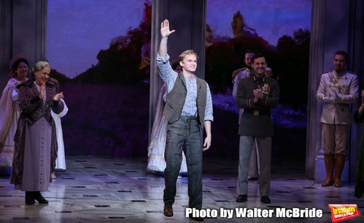 Judy Kaye and Max von Essen with Cody Simpson at 