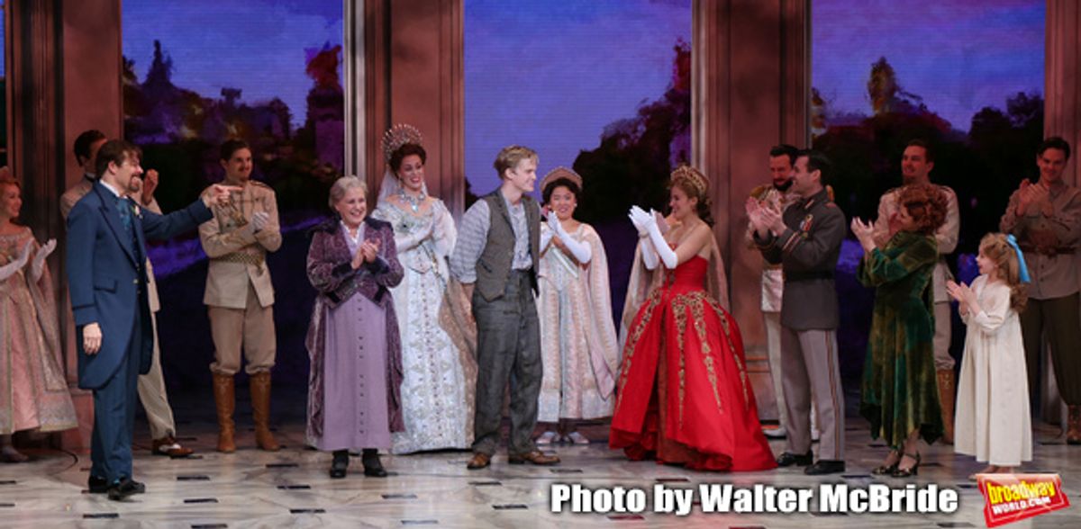 John Bolton, Judy Kaye, Christy Altomare, Max von Essen and Vicki Lewis with Cody Simpson at 