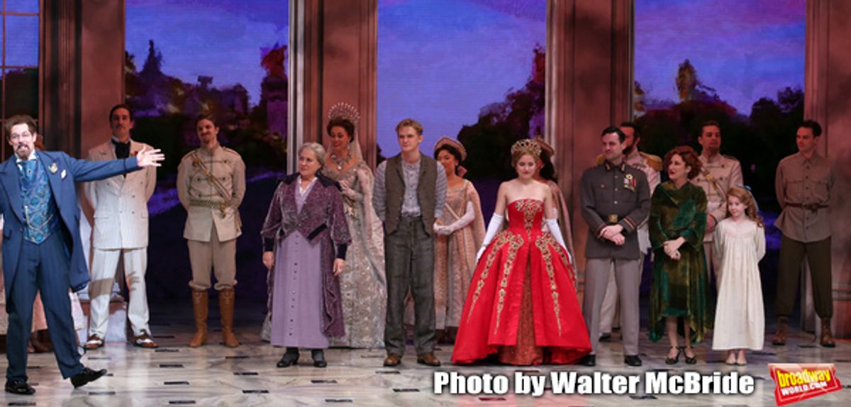 John Bolton, Judy Kaye, Christy Altomare, Max von Essen and Vicki Lewis with Cody Simpson at 