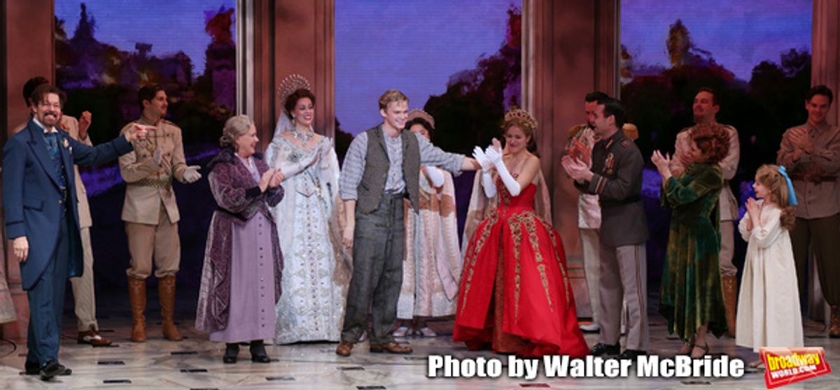 John Bolton, Judy Kaye, Christy Altomare, Max von Essen and Vicki Lewis with Cody Simpson at 