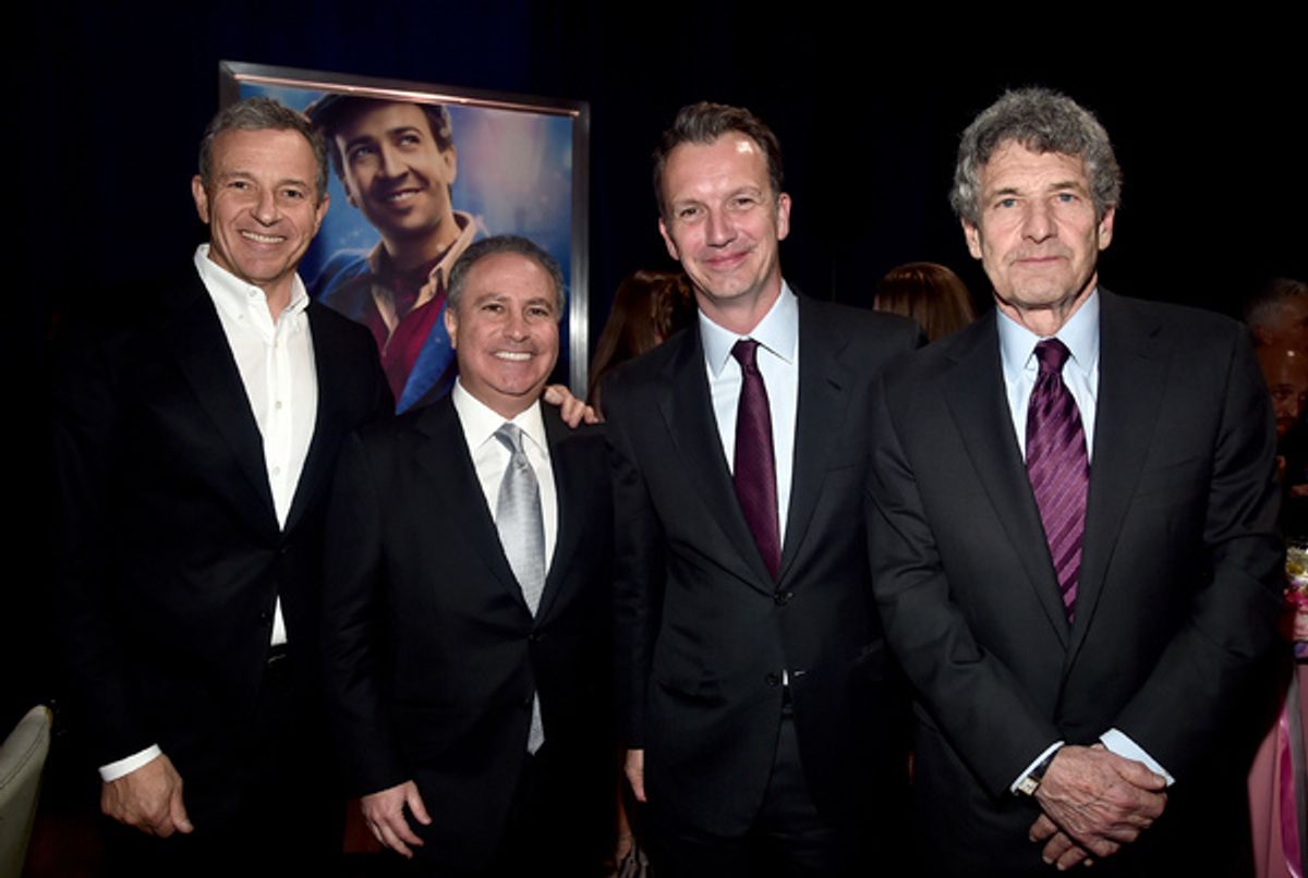 Bob Iger, Alan Bergman, Sean Bailey, Alan Horn at 