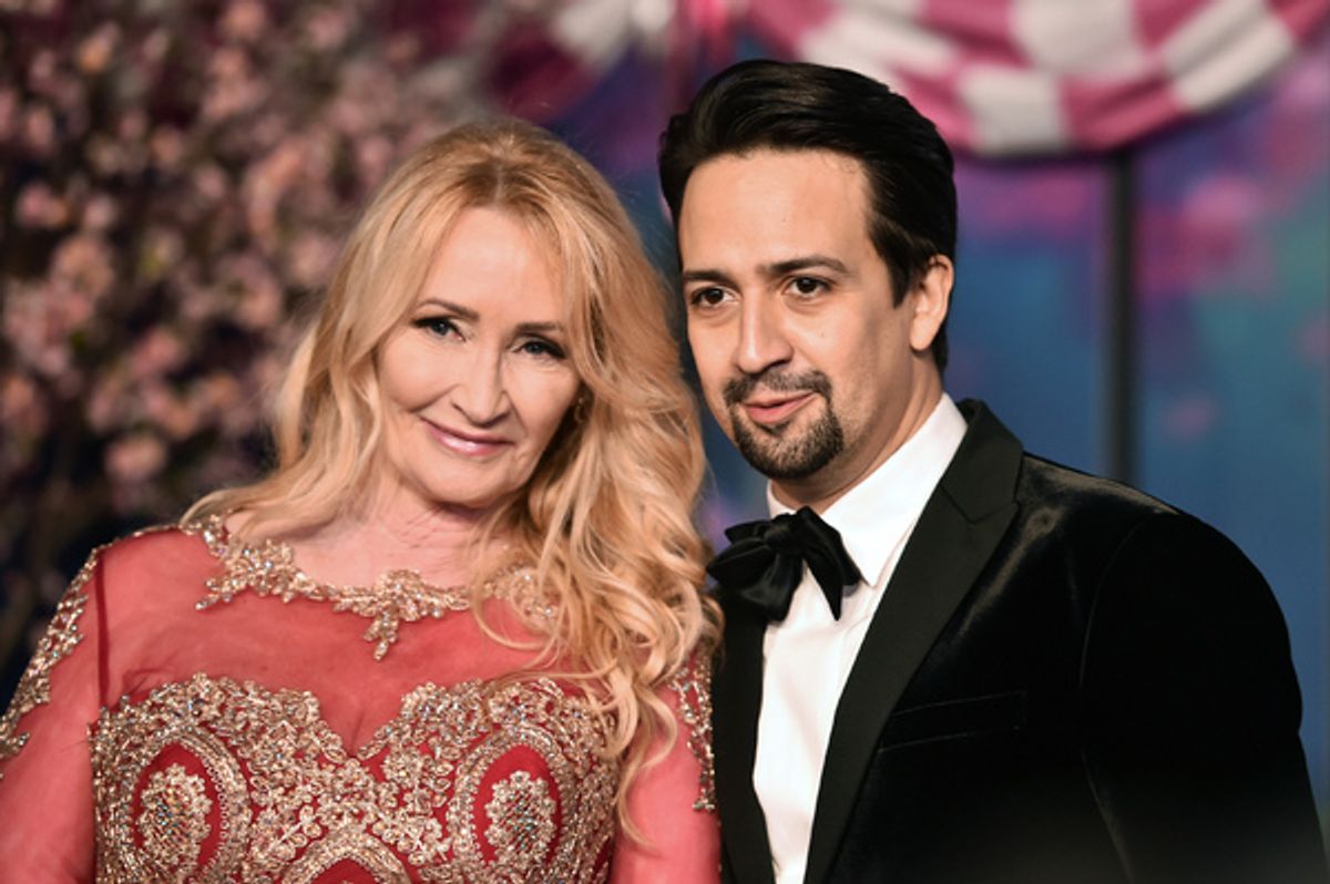 Karen Dotrice and Lin-Manuel Miranda at 