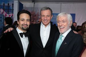 Lin-Manuel Miranda, Bob Iger and Dick Van Dyke Photo