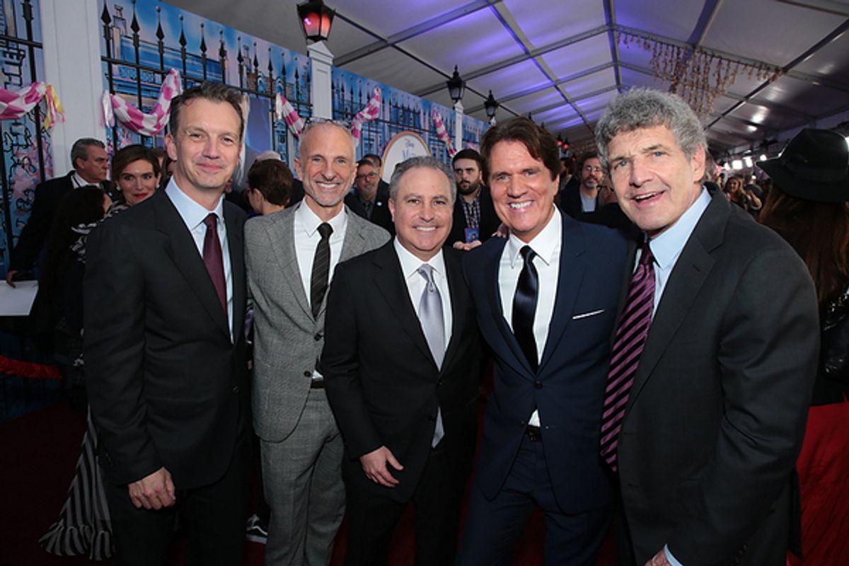 Sean Bailey, John DeLuca, Alan Bergman, Rob Marshall and Alan F. Horn at 