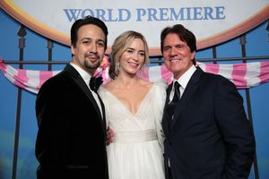 Lin-Manuel Miranda, Emily Blunt and Rob Marshall @ BroadwayWorld Lin-Manuel Miranda, Emily Blunt and Rob Marshall Photo