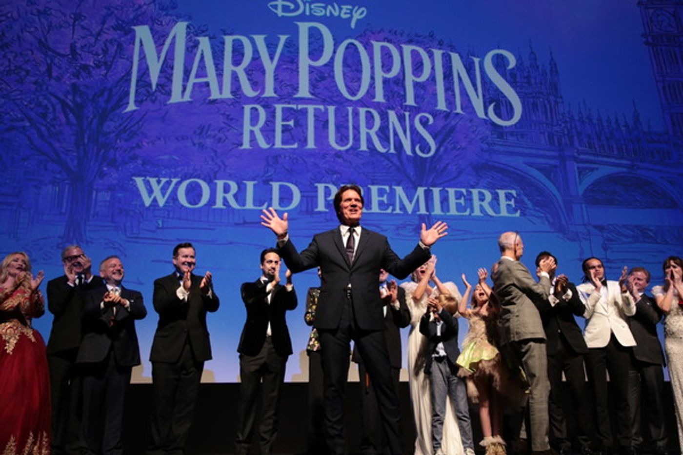 Photo Flash: Lin-Manuel Miranda, Emily Blunt, and More Attend the Premiere of MARY POPPINS RETURNS  Image