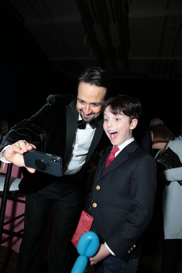 Lin-Manuel Miranda and Iain Armitage  Photo