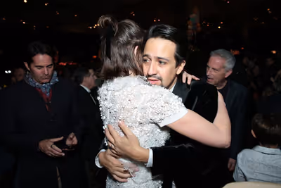 Emily Mortimer and Lin-Manuel Miranda Photo