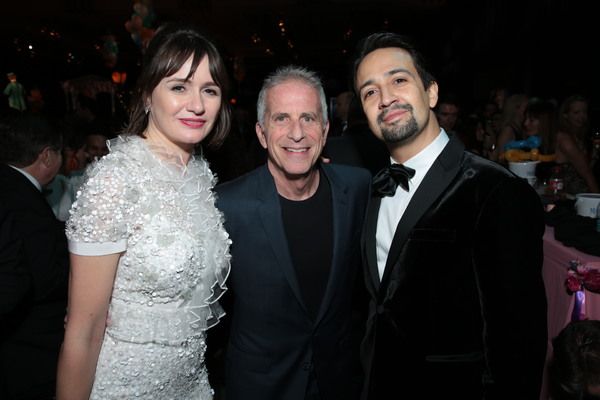 Emily Mortimer, Marc Platt and Lin-Manuel Miranda Photo