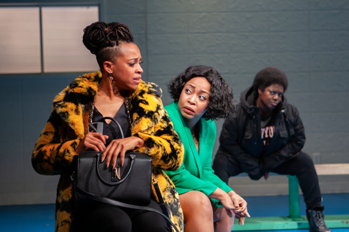 Cherise Boothe, Nikiya Mathis, Heather Alicia Simms at 