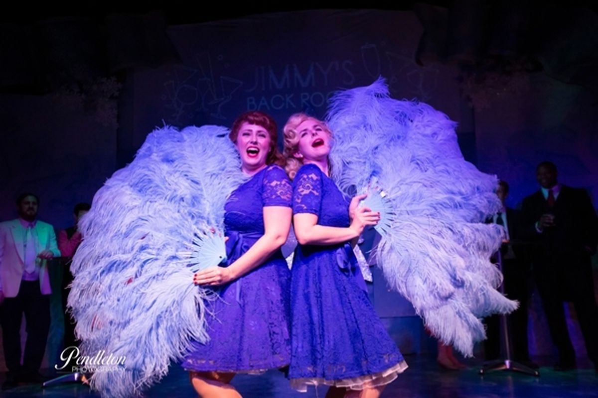 Amanda Hart Bassett (Betty Haynes) and Ally Van Deuren (Judy Haynes) at 