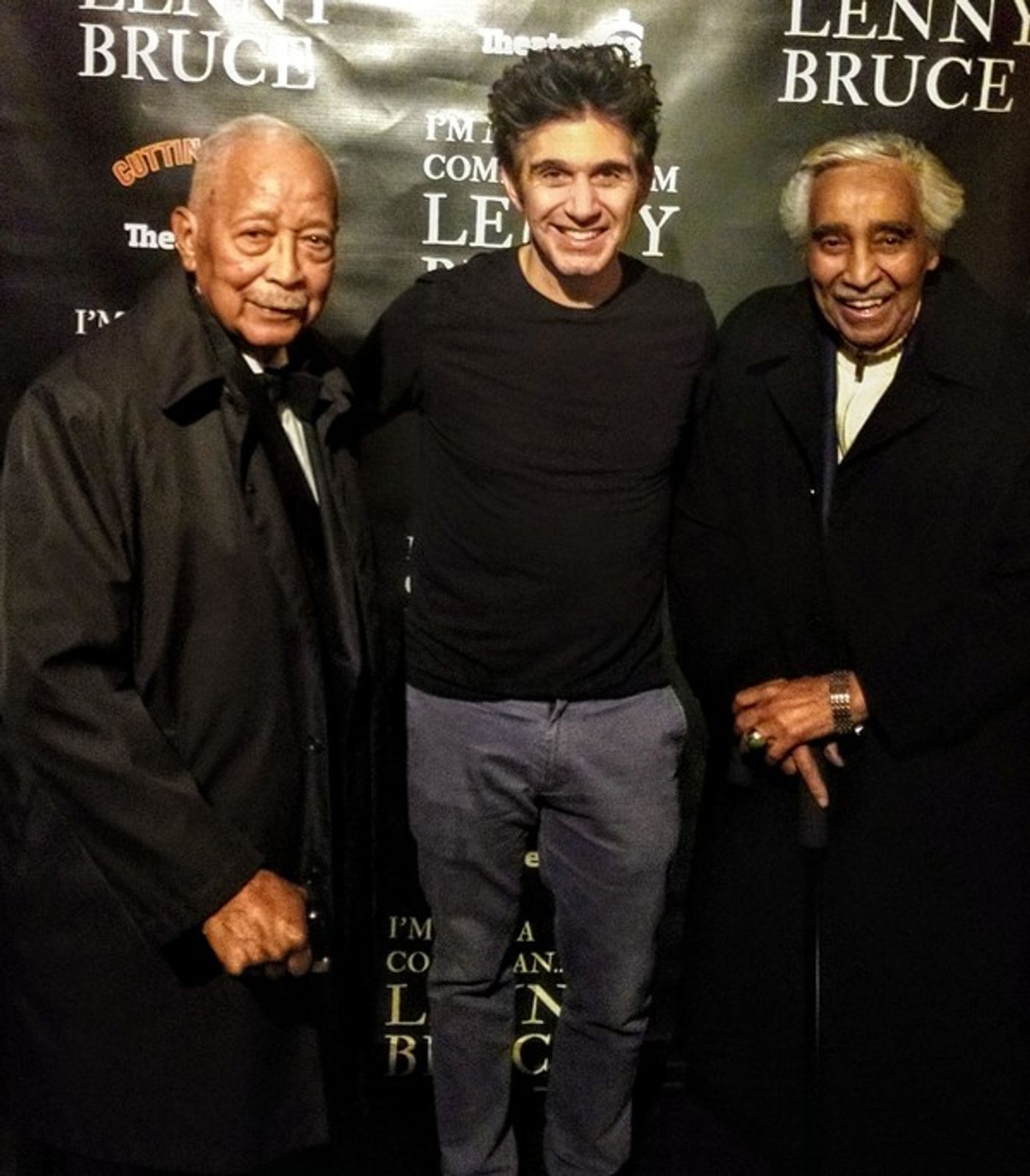 Photo Flash: NYC Politicians Pay A Visit To I'M NOT A COMEDIAN...I'M LENNY BRUCE  Image