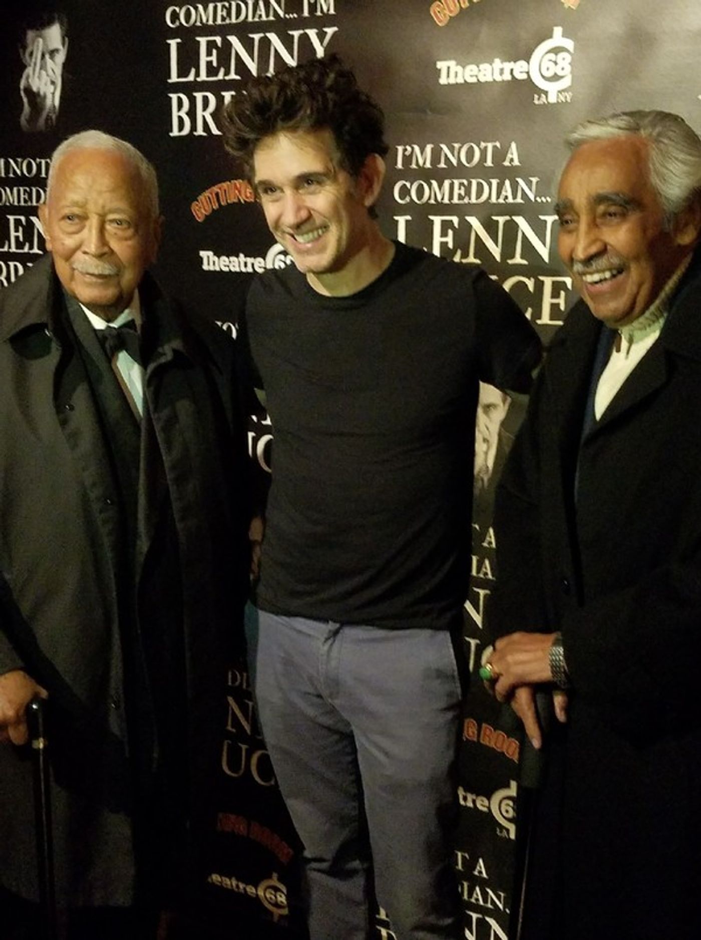 Photo Flash: NYC Politicians Pay A Visit To I'M NOT A COMEDIAN...I'M LENNY BRUCE  Image