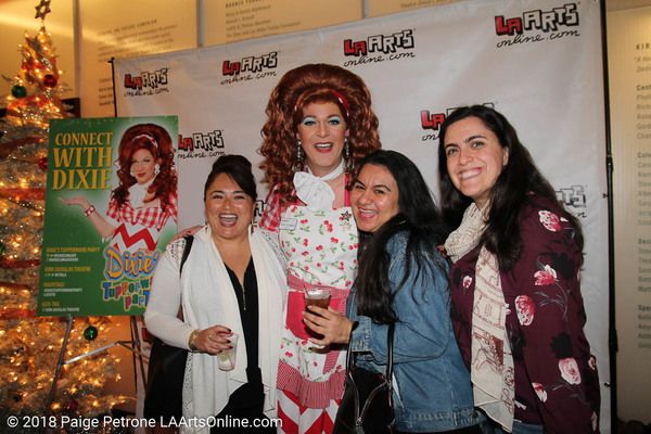 Dixie Longate greets audience members Photo