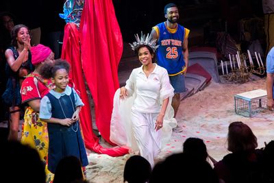 Michelle Williams and the cast of ONCE ON THIS ISLAND Photo