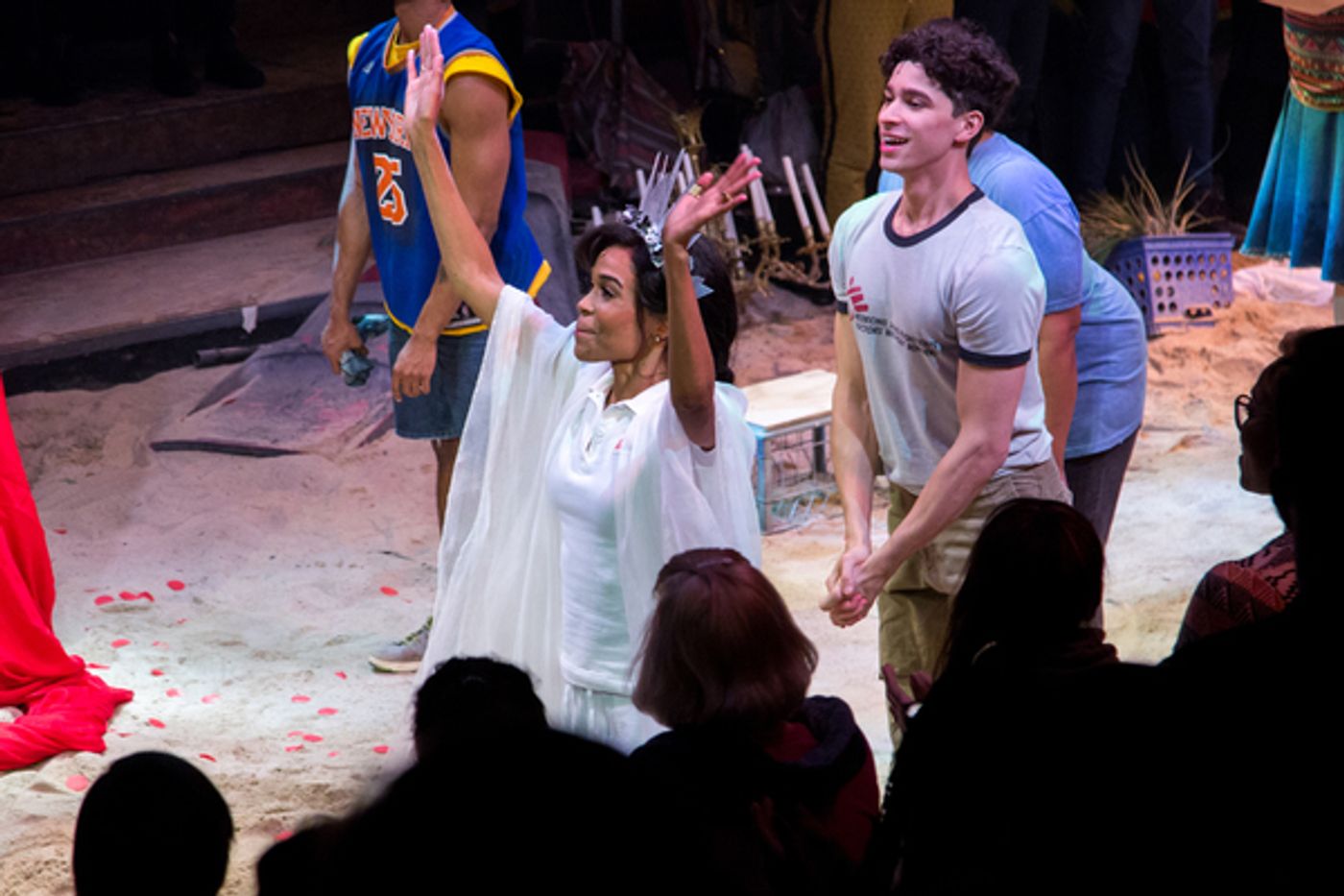 Photo Coverage: Michelle Williams Takes Her First Bows in ONCE ON THIS ISLAND Photo Coverage: Michelle Williams Takes Her First Bows in ONCE ON THIS ISLAND Image