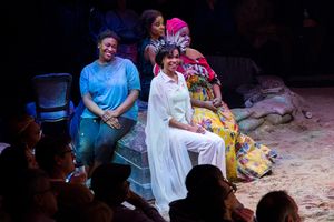 Michelle Williams and the cast of ONCE ON THIS ISLAND @ BroadwayWorld Michelle Williams and the cast of ONCE ON THIS ISLAND Photo
