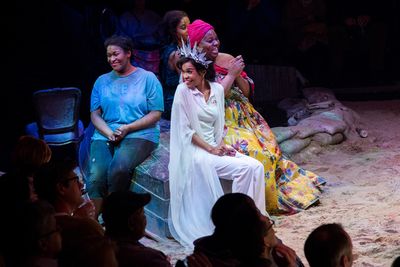Michelle Williams and the cast of ONCE ON THIS ISLAND Photo