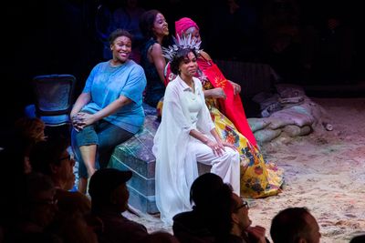 Michelle Williams and the cast of ONCE ON THIS ISLAND Photo
