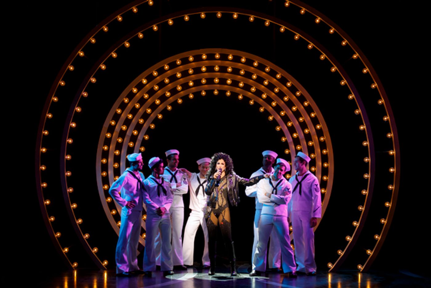 Photo Flash: Get a First Look at Stephanie J. Block, Teal Wicks, Micaela Diamond, and the Cast of THE CHER SHOW in Action  Image